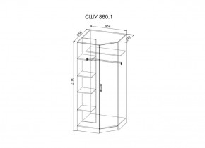 Стенка Софи (модульная) (ДСВ) в Камышлове - kamyshlov.mebel-e96.ru