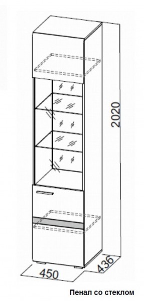 Гостиная Соло (Вариант-2) в Камышлове - kamyshlov.mebel-e96.ru