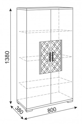 Стенка Тиффани (М 05-05-09-11-12-13-14) (Риннер) в Камышлове - kamyshlov.mebel-e96.ru