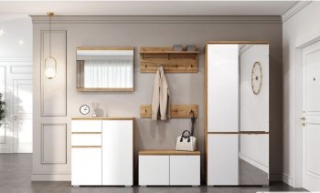 Прихожая Гретта №1 крафт золотой (Памир) в Камышлове - kamyshlov.mebel-e96.ru