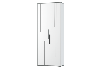 Шкаф 2 дв. Грей (УНИ) (МЛК) в Камышлове - kamyshlov.mebel-e96.ru