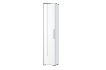 Шкаф 1 дв. Грей (УНИ) (МЛК) в Камышлове - kamyshlov.mebel-e96.ru
