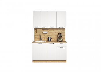 КУхонный гарнитур Хелмер 1400 мм (Сурская) в Камышлове - kamyshlov.mebel-e96.ru