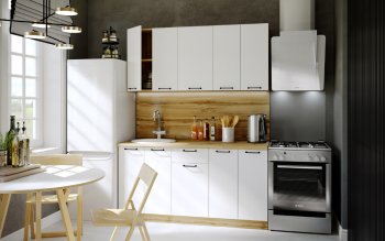 КУхонный гарнитур Хелмер 1600 мм (Сурская) в Камышлове - kamyshlov.mebel-e96.ru
