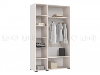 Шкаф 1350 мм Ирис с антресолью, кашемир (Миф) в Камышлове - kamyshlov.mebel-e96.ru