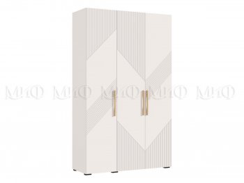 Шкаф 1350 мм Ирис с антресолью, кашемир (Миф) в Камышлове - kamyshlov.mebel-e96.ru