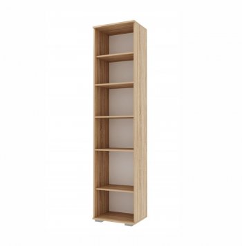 Пенал 1дв. Италия П-500 сонома/белый (Памир) в Камышлове - kamyshlov.mebel-e96.ru