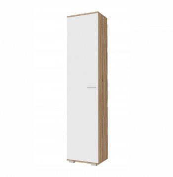 Пенал 1дв. Италия П-500 сонома/белый (Памир) в Камышлове - kamyshlov.mebel-e96.ru