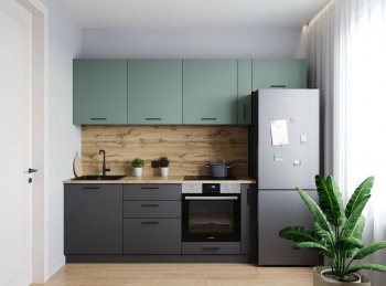 Кухонный гарнитур Изумруд 2550 мм (Санвут) в Камышлове - kamyshlov.mebel-e96.ru