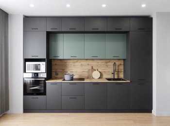 Кухонный гарнитур Изумруд 3400 мм (Санвут) в Камышлове - kamyshlov.mebel-e96.ru