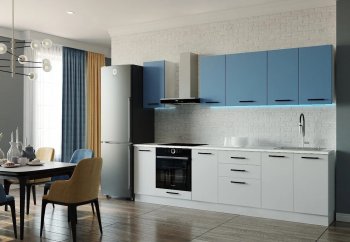 Кухонный гарнитур Капри ЛДСП/МДФ 2800 мм Sanvut в Камышлове - kamyshlov.mebel-e96.ru