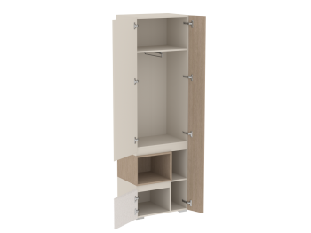 Шкаф для одежды узкий Каспер  (СБК) в Камышлове - kamyshlov.mebel-e96.ru