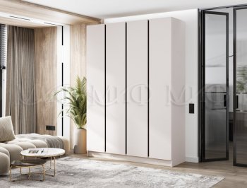 Шкаф 1600 мм 4-х створчатый Келвин кашемир (Миф) в Камышлове - kamyshlov.mebel-e96.ru