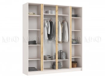 Шкаф 2000 мм 4-х ств. Келвин кашемир (Миф) в Камышлове - kamyshlov.mebel-e96.ru