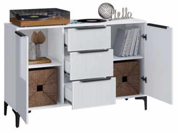 Комод Кимберли белый (Handis) в Камышлове - kamyshlov.mebel-e96.ru