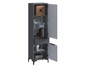 Пенал 550 мм Кимберли графит (Handis) в Камышлове - kamyshlov.mebel-e96.ru