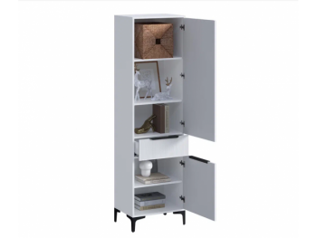 Пенал 550 мм Кимберли белый (Handis) в Камышлове - kamyshlov.mebel-e96.ru