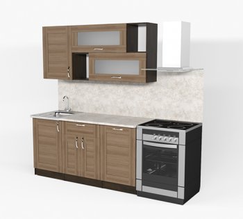 Кухонный гарнитур Кира стандарт 1600 мм (Герда) в Камышлове - kamyshlov.mebel-e96.ru