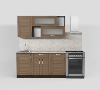 Кухонный гарнитур Кира стандарт 1600 мм (Герда) в Камышлове - kamyshlov.mebel-e96.ru