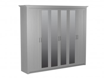 Шкаф 2700 мм 6-дверный Клер (СБК) в Камышлове - kamyshlov.mebel-e96.ru