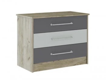 Комод Колибри Лофт серый (Текс) в Камышлове - kamyshlov.mebel-e96.ru