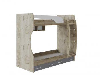 Набор детской мебели Колибри Лофт серый (Текс) в Камышлове - kamyshlov.mebel-e96.ru