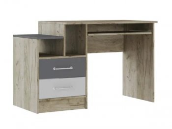 Стол письменный Колибри Лофт серый (Текс) в Камышлове - kamyshlov.mebel-e96.ru