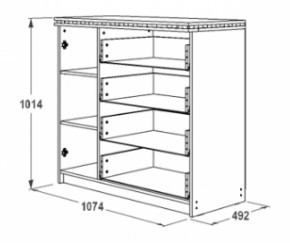 Комод-2 Ольга-13 в Камышлове - kamyshlov.mebel-e96.ru