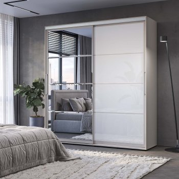 Шкаф-купе Крафт-6 кашемир 2000 мм (БТС) в Камышлове - kamyshlov.mebel-e96.ru