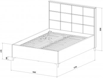 Кровать с подъемным механизмом Мега синий (Лин) в Камышлове - kamyshlov.mebel-e96.ru