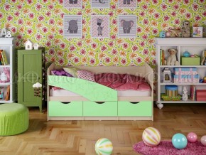 Кровать Бабочки (Салатовый матовый) 1600 в Камышлове - kamyshlov.mebel-e96.ru