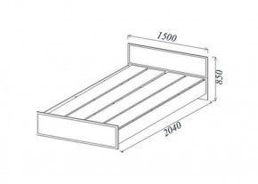 Кровать Классика 1400 в Камышлове - kamyshlov.mebel-e96.ru