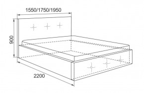 Кровать Линда с подъемным механизмом 1400*2000 в Камышлове - kamyshlov.mebel-e96.ru