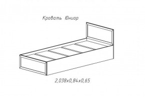 Кровать ЮНИОР (800х2000) (АстридМ) в Камышлове - kamyshlov.mebel-e96.ru