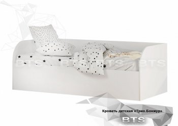 Кровать детская с подъемным механизмом Трио КРП-01 Белый (БТС) в Камышлове - kamyshlov.mebel-e96.ru