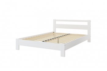 Кровать из массива Лана Белый Античный (БМ) в Камышлове - kamyshlov.mebel-e96.ru