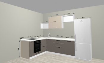 Угловой кухонный гарнитур Санвут 1516х2100 мм в Камышлове - kamyshlov.mebel-e96.ru
