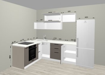 Угловой кухонный гарнитур Санвут 1516х2100 мм в Камышлове - kamyshlov.mebel-e96.ru