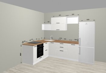 Угловой кухонный гарнитур Санвут 1516х2100 мм в Камышлове - kamyshlov.mebel-e96.ru