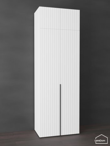 Шкаф с антресолью 800 мм Linnea MHR-2A-2 2450х800х510 (Белый-М 11.1.2) в Камышлове - kamyshlov.mebel-e96.ru