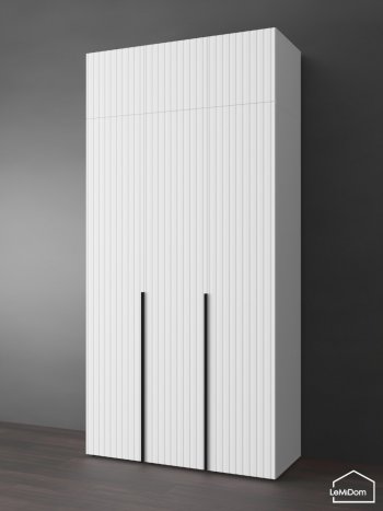 Шкаф с антресолью 1200 мм Linnea MHR-3A-1 2450х1200х510 (Белый-М 11.1.2) в Камышлове - kamyshlov.mebel-e96.ru