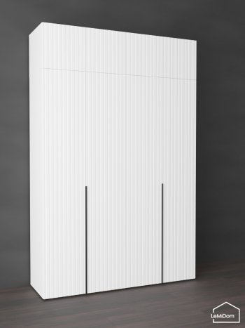 Шкаф с антресолью 1600 мм Linnea MHR-4A-1 2450х1600х510 (Белый-М 11.1.2) в Камышлове - kamyshlov.mebel-e96.ru
