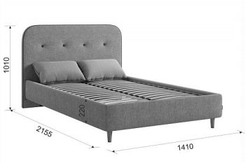 Кровать с основанием Лео 120х200 см (Мебельсон) в Камышлове - kamyshlov.mebel-e96.ru