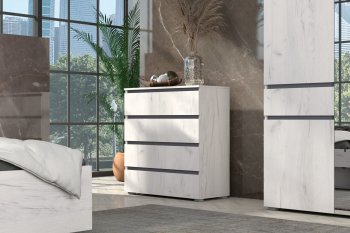 Комод Лиана графит (Зарон) в Камышлове - kamyshlov.mebel-e96.ru