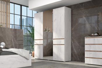 Шкаф 1600 мм Лиана золотой (Зарон) в Камышлове - kamyshlov.mebel-e96.ru