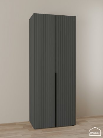 Шкаф Linnea MHR-2-2 2050х800х510 (Графит-М 11.1.25) в Камышлове - kamyshlov.mebel-e96.ru
