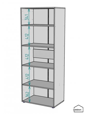 Шкаф Linnea MHR-2-2 2050х800х510 (Графит-М 11.1.25) в Камышлове - kamyshlov.mebel-e96.ru