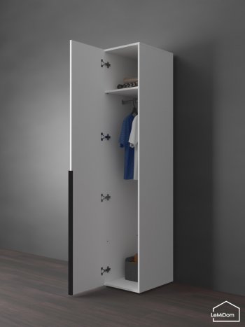 Шкаф Linnea MHR-1 2050х400х510 (Белый-М 11.1.2) в Камышлове - kamyshlov.mebel-e96.ru