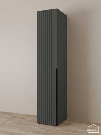 Шкаф Linnea MHR-1-2 2050х400х510 (Графит-М 11.1.25) в Камышлове - kamyshlov.mebel-e96.ru