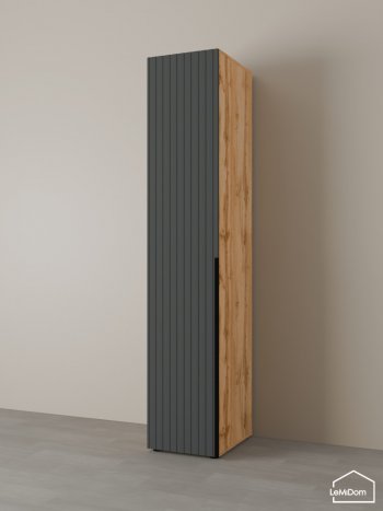 Шкаф Linnea MHR-1-2 2050х400х510 (ДВ-М 11.1.25) в Камышлове - kamyshlov.mebel-e96.ru